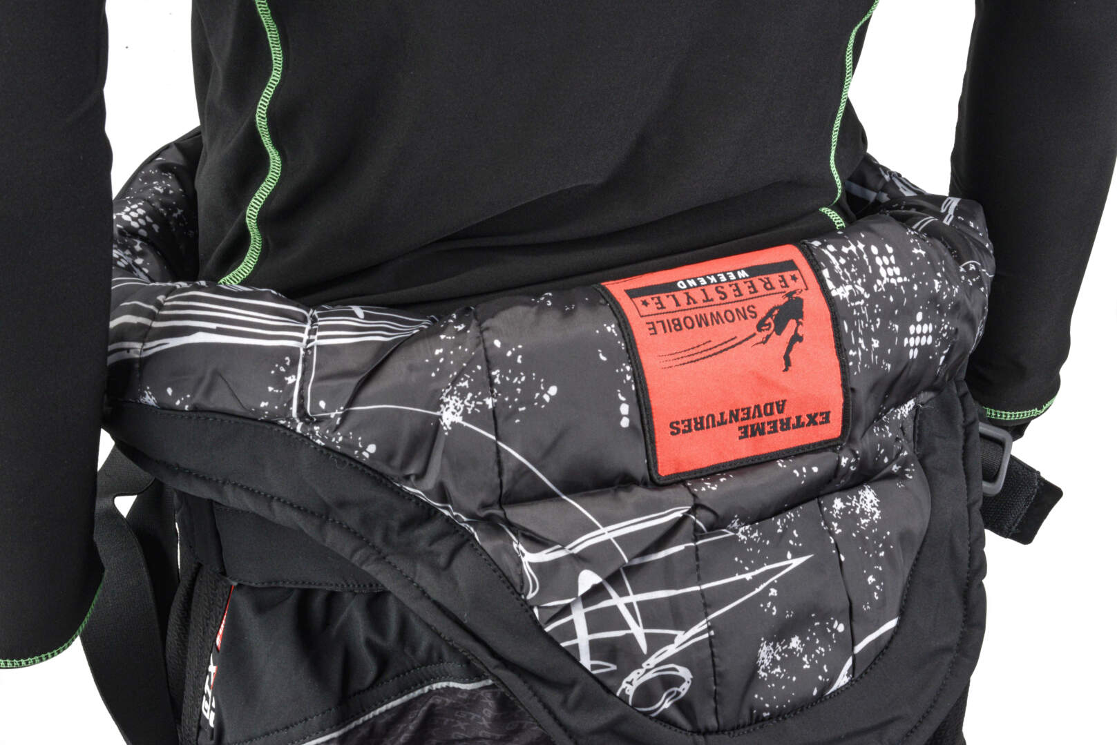 Штаны для снегохода GTX №1 black (текстиль) (S)