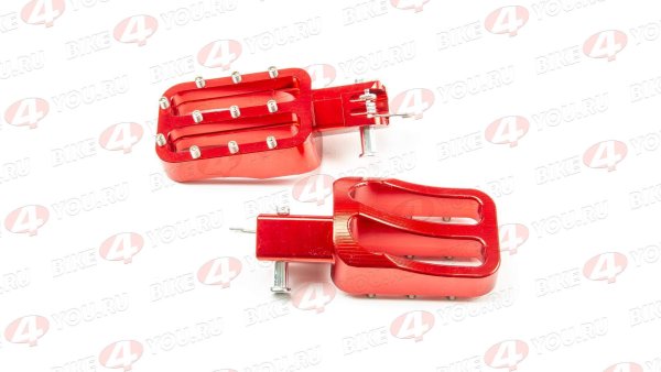 Подножки водителя кросс #2 CNC красные